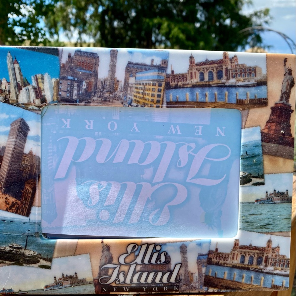 Ellis Island photo frame